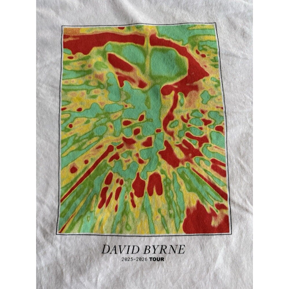 Comfort Colors David Byrne Who Is The Sky? Tour Heavyweight Tee White - XL - Picture 2 of 7
